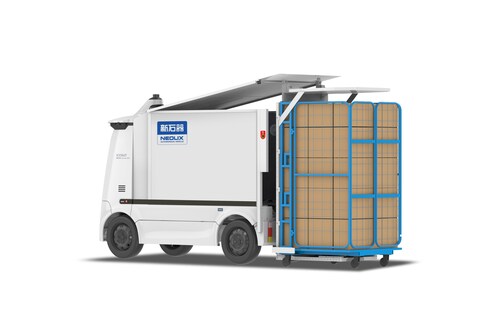 自動積み下ろしソリューションを搭載した新石器X3車両