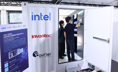 Fourier and Intel jointly showcased a fully integrated 20-foot modular data center container at the Advanced Liquid Cooling Technology Conference, Taipei. Fourier and Intel jointly showcased a fully integrated 20-foot modular data center container at the Advanced Liquid Cooling Technology Conference, Taipei.