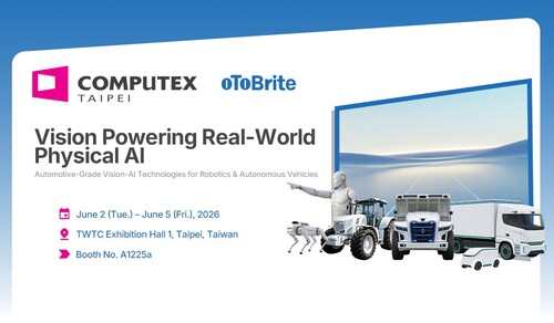 oToBrite and Turing Drive Showcase Physical AI at COMPUTEX 2026