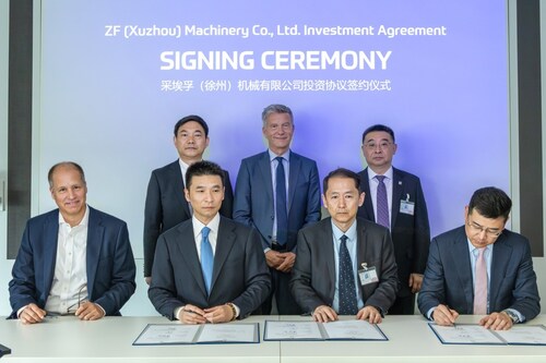 XCMG Group and ZF Establish Agricultural Machinery Joint Venture (PRNewsfoto/XCMG Machinery) XCMG Group and ZF Establish Agricultural Machinery Joint Venture (PRNewsfoto/XCMG Machinery)