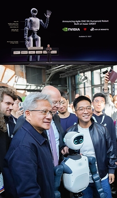 Jensen Huang (left) and Dr. Zhaopeng Chen (right)